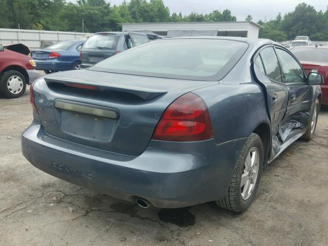 2G2WP552861148802 - 2006 PONTIAC GRAND PRIX BLUE photo 4