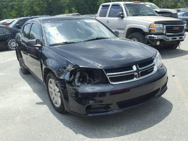 1B3BD4FB6BN583579 - 2011 DODGE AVENGER BLACK photo 1