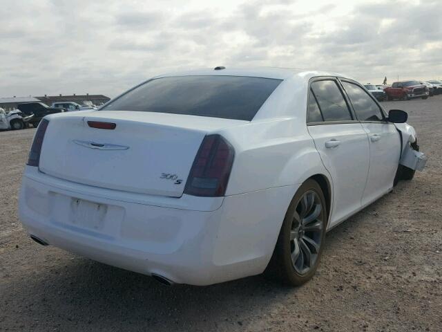 2C3CCABG8EH276342 - 2014 CHRYSLER 300 S WHITE photo 4