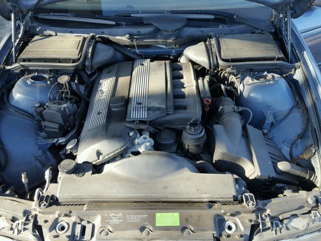 WBADT43471GF59794 - 2001 BMW 525 I AUTO BLUE photo 7