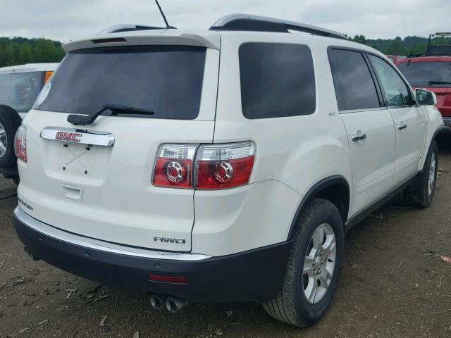 1GKEV33D79J121319 - 2009 GMC ACADIA SLT თეთრი ფოტო 4