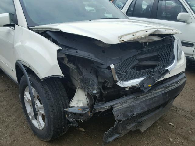 1GKEV33D79J121319 - 2009 GMC ACADIA SLT თეთრი ფოტო 9