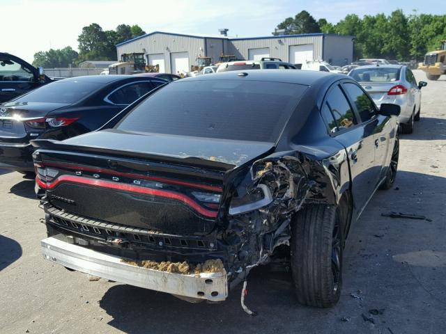 2C3CDXBG3JH206600 - 2018 DODGE CHARGER SX BLACK photo 4