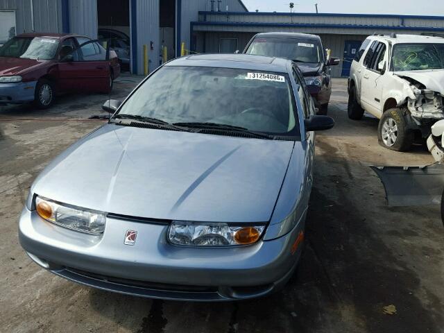 1G8ZH52811Z325442 - 2001 SATURN SL1 BLUE photo 10