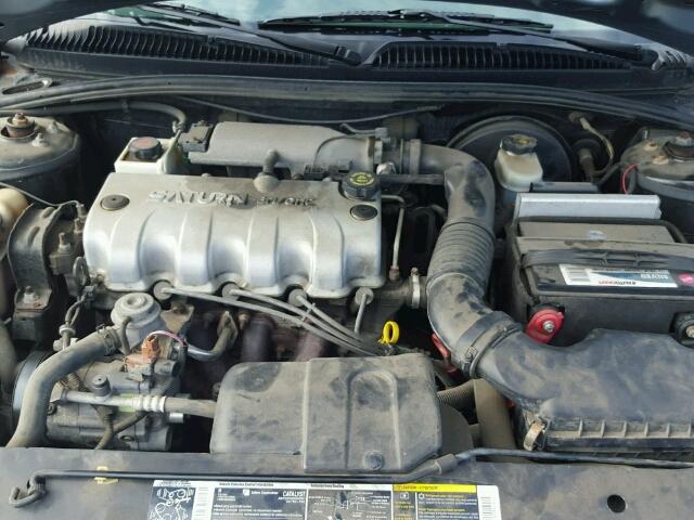 1G8ZH52811Z325442 - 2001 SATURN SL1 BLUE photo 7