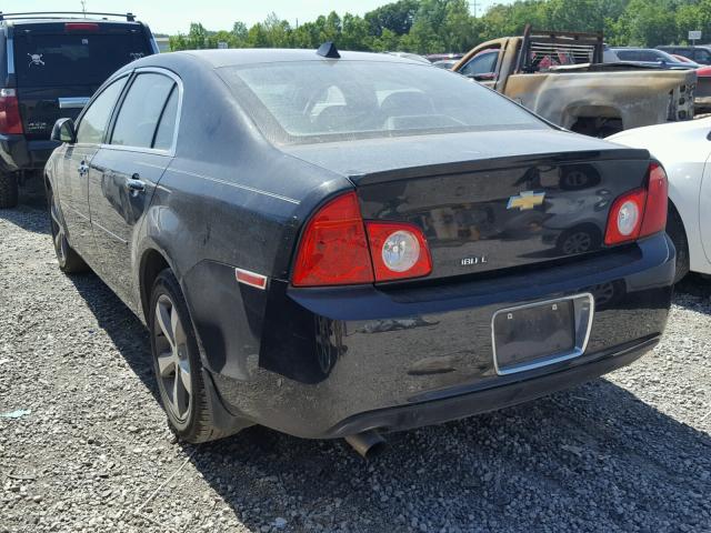 1G1ZC5E07CF139475 - 2012 CHEVROLET MALIBU 1LT შავი ფოტო 3
