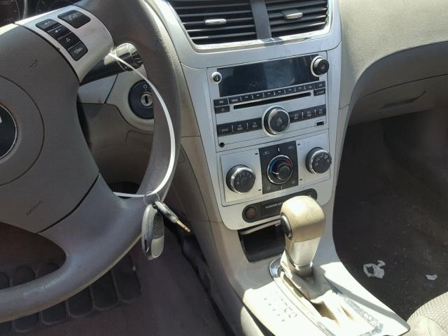 1G1ZC5E07CF139475 - 2012 CHEVROLET MALIBU 1LT შავი ფოტო 9