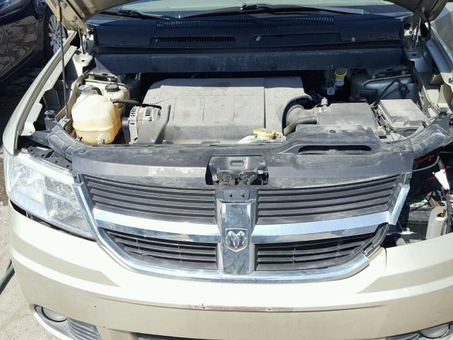 3D4PG5FV2AT134087 - 2010 DODGE JOURNEY SX GOLD photo 7