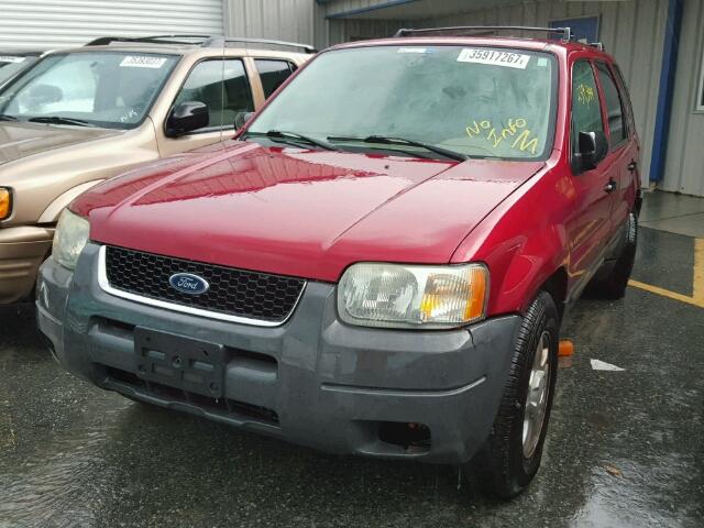 1FMYU931X4DA19259 - 2004 FORD ESCAPE XLT RED photo 2