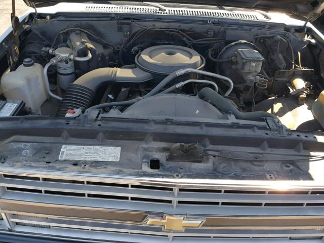 1GNEV16K4HF173722 - 1987 CHEVROLET SUBURBAN V SILVER photo 7