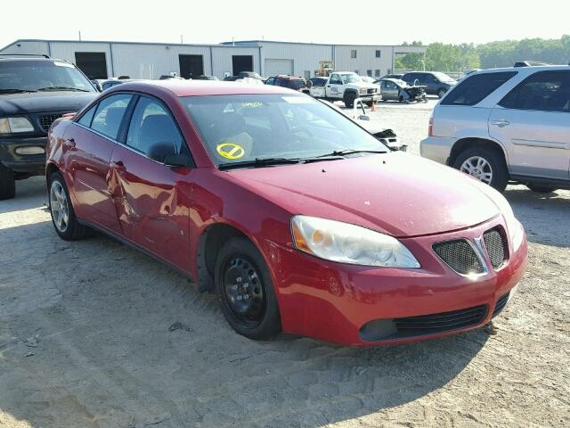 1G2ZG58B274120783 - 2007 PONTIAC G6 BASE RED photo 1