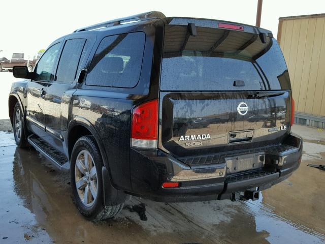 5N1BA08D59N602563 - 2009 NISSAN ARMADA SE BLACK photo 3