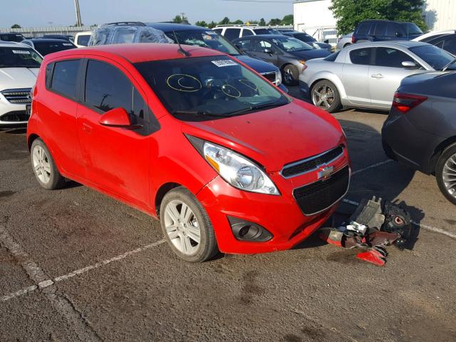 KL8CB6S99EC591613 - 2014 CHEVROLET SPARK LS RED photo 1