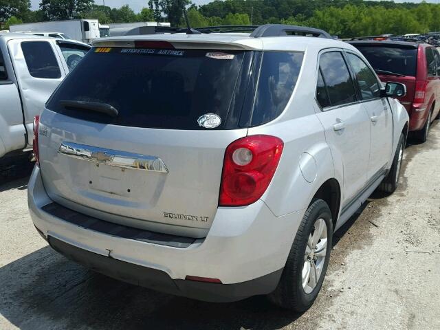 2CNALDEC6B6225907 - 2011 CHEVROLET EQUINOX LT SILVER photo 4