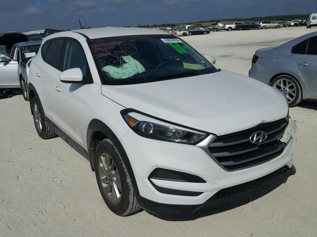 KM8J23A47HU325598 - 2017 HYUNDAI TUCSON SE WHITE photo 1