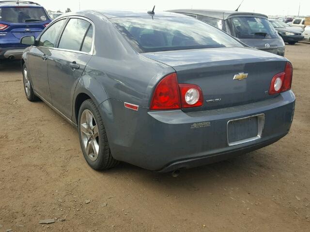 1G1ZH57B294241979 - 2009 CHEVROLET MALIBU GRAY photo 3