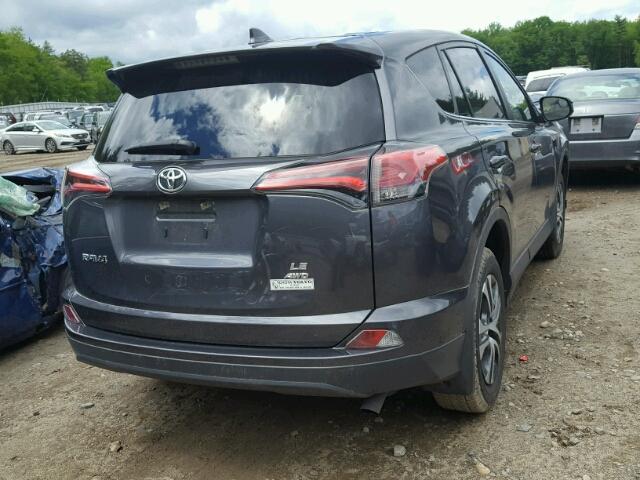 JTMBFREV3HJ709267 - 2017 TOYOTA RAV4 LE GRAY photo 4