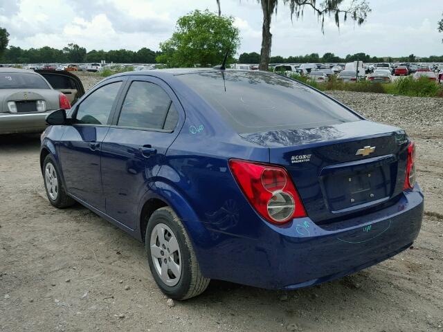 1G1JA5SH8E4131882 - 2014 CHEVROLET SONIC LS BLUE photo 3