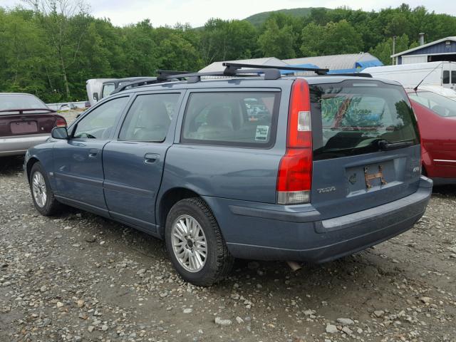 YV1SW64A942385964 - 2004 VOLVO V70 BLUE photo 3