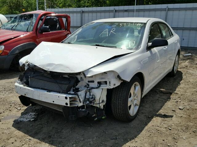 1G1ZB5E03CF376242 - 2012 CHEVROLET MALIBU LS WHITE photo 2