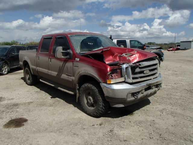 1FTSW31F83EA36635 - 2003 FORD F350 SRW S RED photo 1