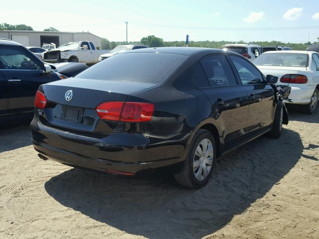 3VW2K7AJ1CM336922 - 2012 VOLKSWAGEN JETTA BASE 黑色 照片 4
