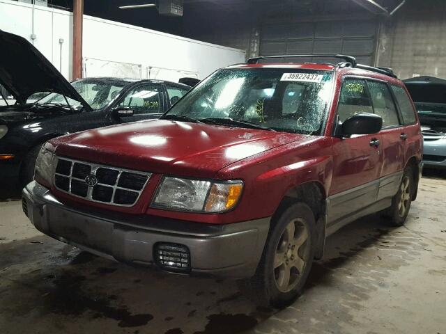 JF1SF6552XH743873 - 1999 SUBARU FORESTER S Qırmızı foto 2