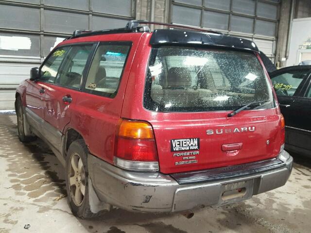 JF1SF6552XH743873 - 1999 SUBARU FORESTER S Qırmızı foto 3