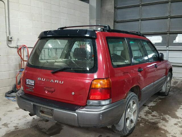 JF1SF6552XH743873 - 1999 SUBARU FORESTER S Qırmızı foto 4