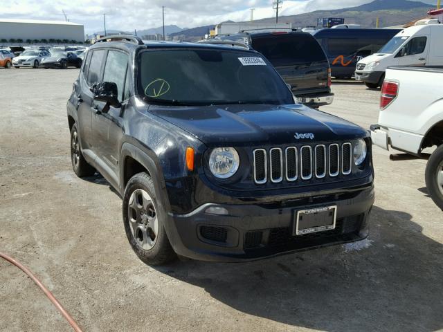 ZACCJAAB2HPE67068 - 2017 JEEP RENEGADE S BLACK photo 1