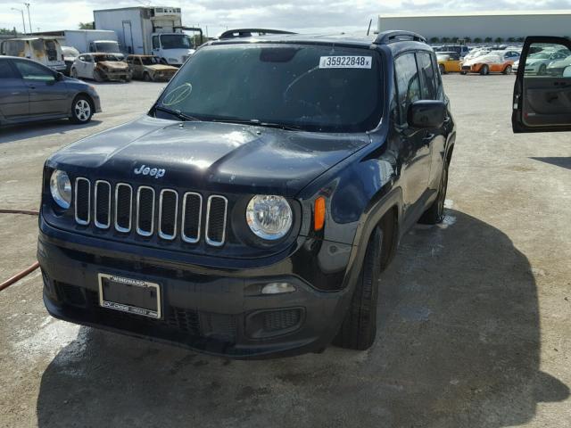 ZACCJAAB2HPE67068 - 2017 JEEP RENEGADE S 黑色 照片 2