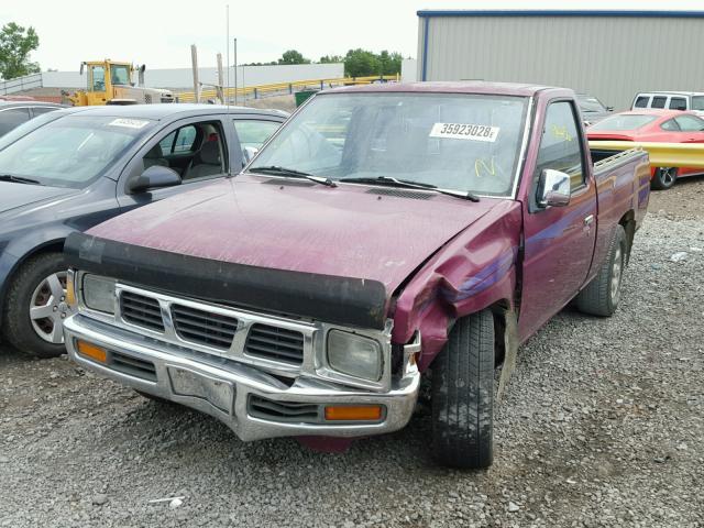 1N6SD11S8TC361981 - 1996 NISSAN TRUCK BASE PURPLE photo 2