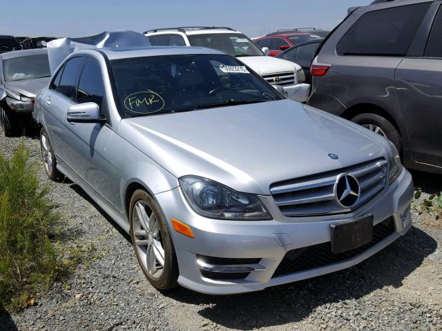 WDDGF4HB3DR266131 - 2013 MERCEDES-BENZ C 250 SILVER photo 1