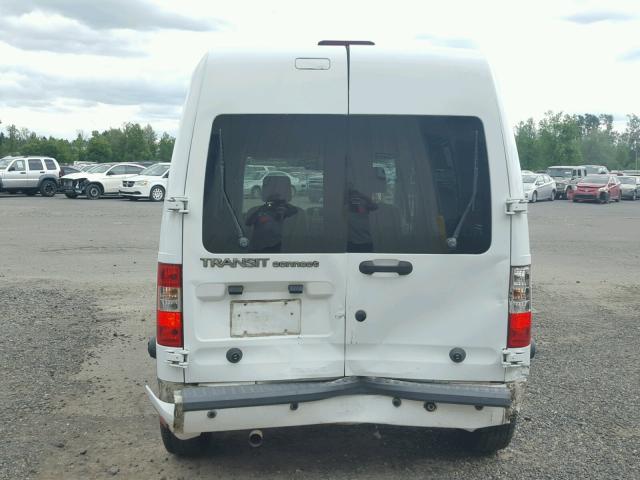 NM0LS6BN9AT013457 - 2010 FORD TRANSIT CO WHITE photo 9