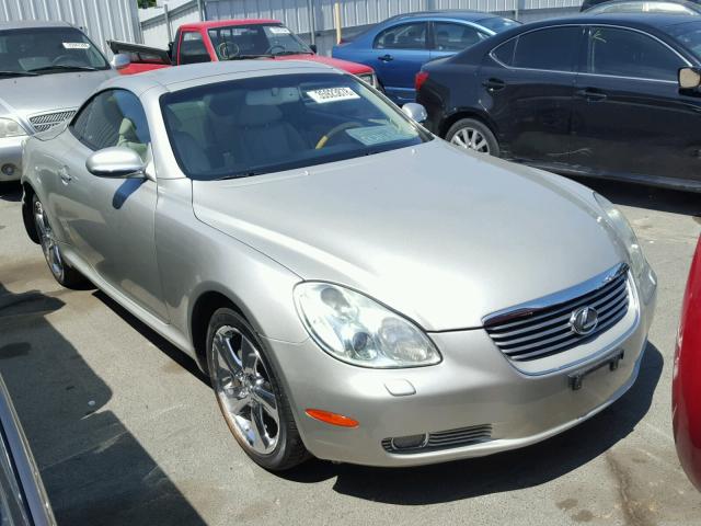 JTHFN48Y650067978 - 2005 LEXUS SC 430 SILVER photo 1