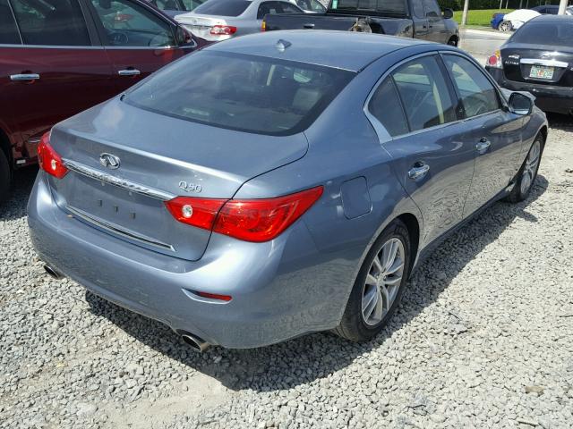 JN1EV7AP0HM733913 - 2017 INFINITI Q50 PREMIU BLUE photo 4