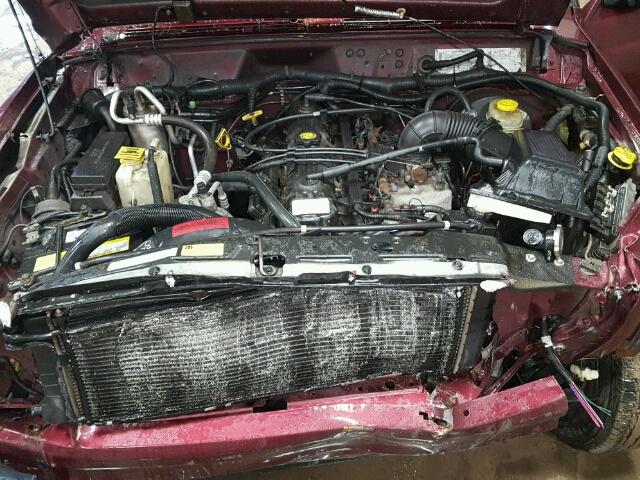 1J4FF48S51L630368 - 2001 JEEP CHEROKEE MAROON photo 7