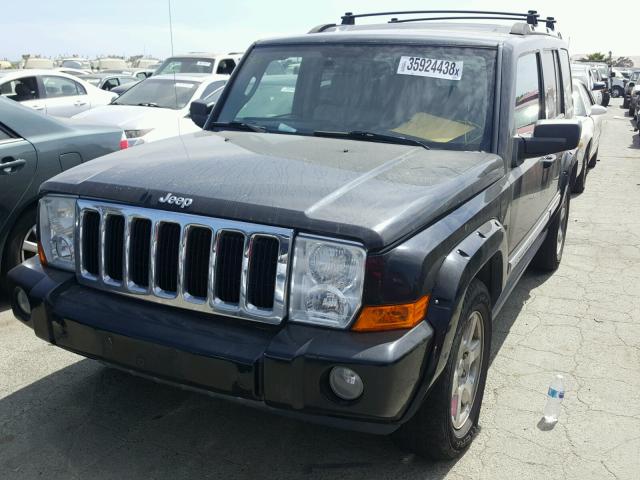 1J8HH58286C231033 - 2006 JEEP COMMANDER შავი ფოტო 2