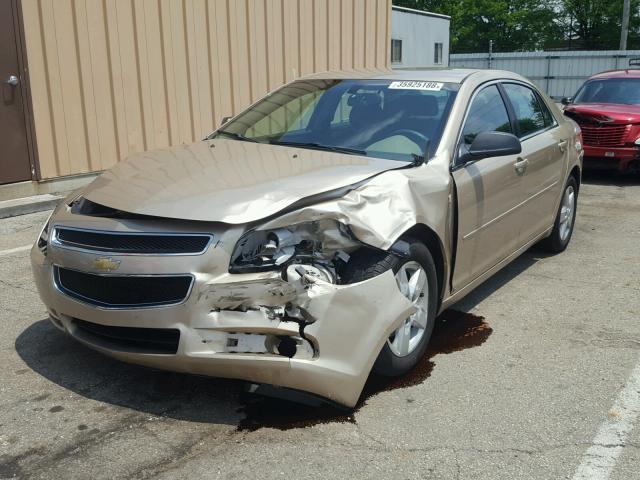 1G1ZG57B784206968 - 2008 CHEVROLET MALIBU LS GOLD photo 2