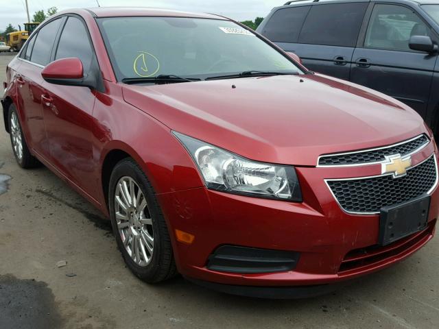 1G1PJ5SB0D7107496 - 2013 CHEVROLET CRUZE ECO RED photo 1