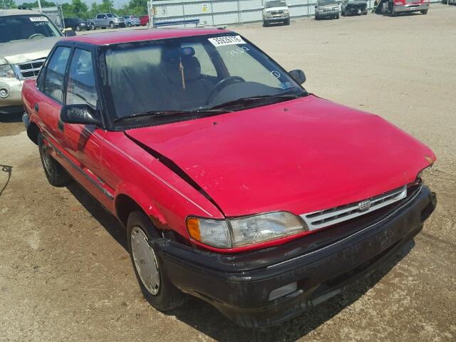 1Y1SK5467LZ168793 - 1990 GEO PRIZM BASE წითელი ფოტო 1