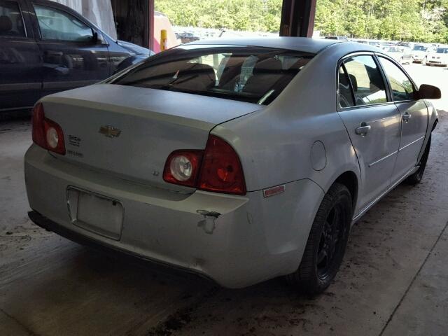 1G1ZH57B994111844 - 2009 CHEVROLET MALIBU 1LT SILVER photo 4