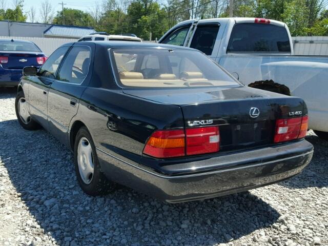 JT8BH28F2X0145099 - 1999 LEXUS LS 400 BLACK photo 3