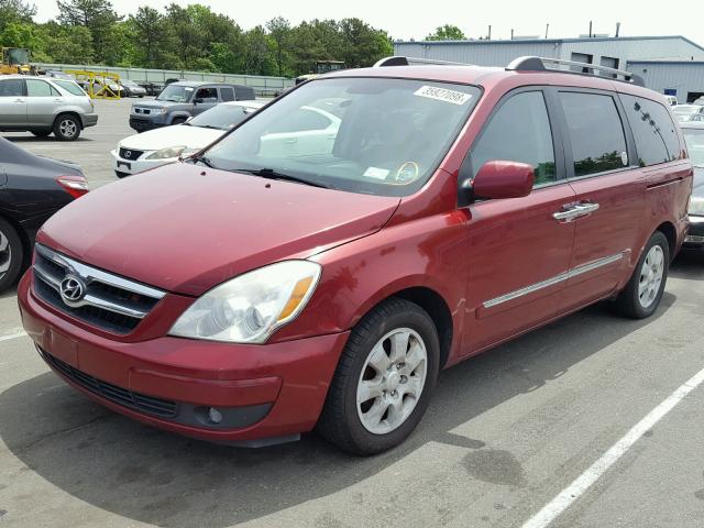 KNDMC233476024867 - 2007 HYUNDAI ENTOURAGE RED photo 2