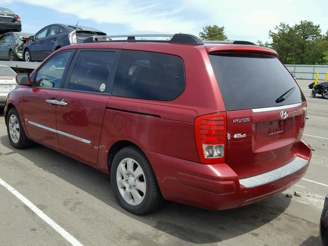 KNDMC233476024867 - 2007 HYUNDAI ENTOURAGE RED photo 3