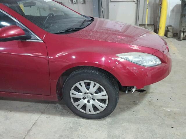 1YVHP81A695M44224 - 2009 MAZDA 6 I RED photo 9