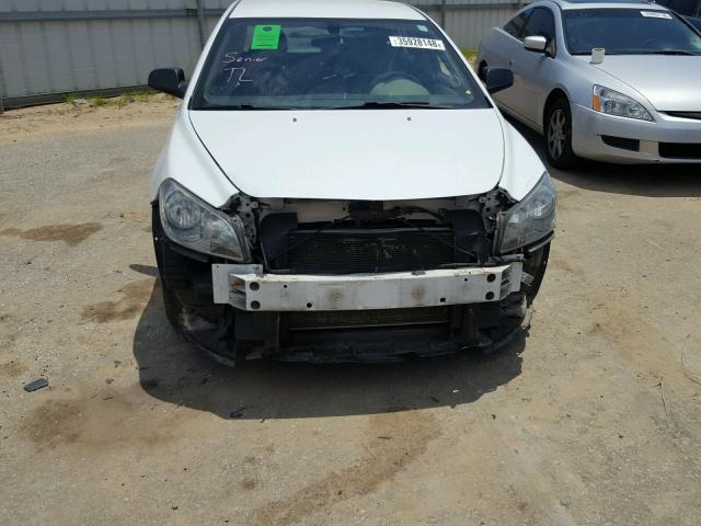 1G1ZA5EU4BF174675 - 2011 CHEVROLET MALIBU LS თეთრი ფოტო 9