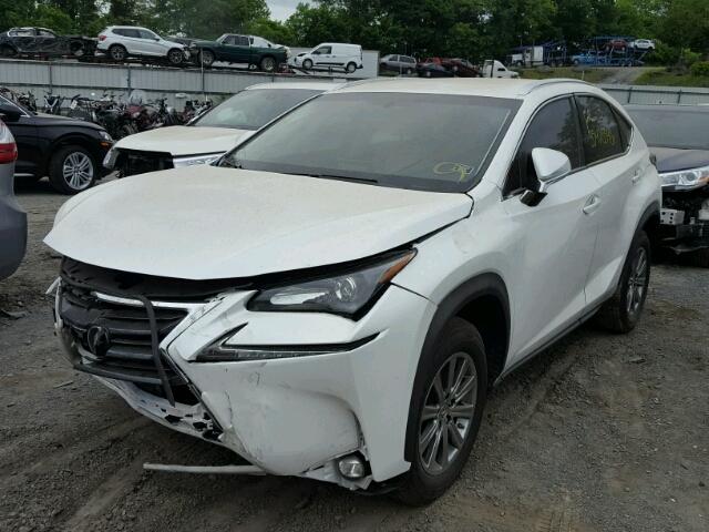 JTJYARBZ2H2062397 - 2017 LEXUS NX 200T WHITE photo 2