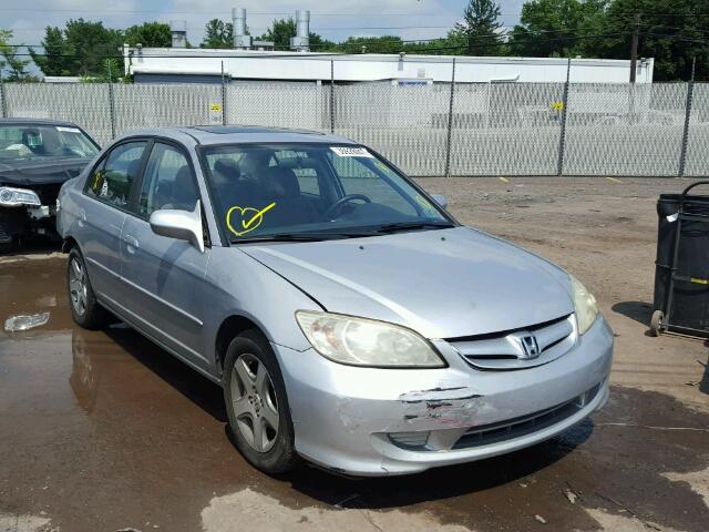 2HGES26724H577180 - 2004 HONDA CIVIC EX ვერცხლისფერი ფოტო 1