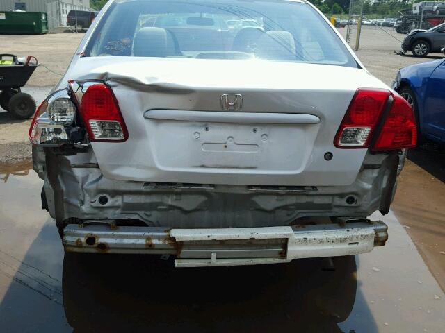 2HGES26724H577180 - 2004 HONDA CIVIC EX ვერცხლისფერი ფოტო 9